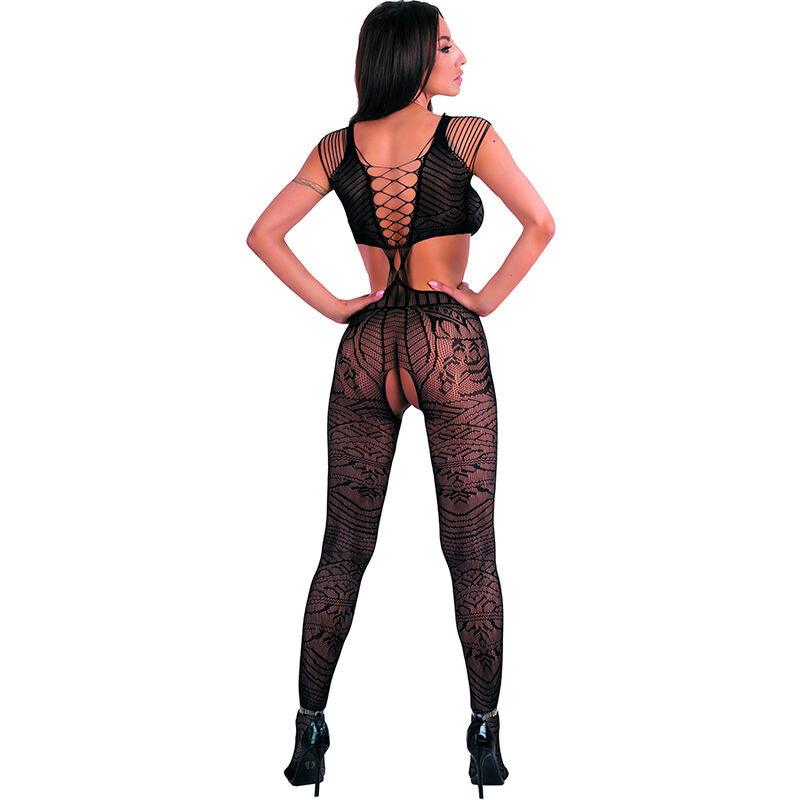 livco corsetti fashion bodystocking tubiana nero taglia unica