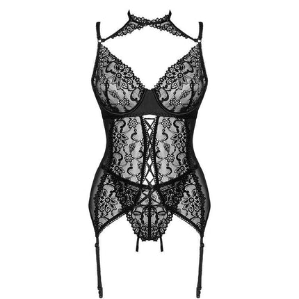 livco corsetti fashion collezione giellandra for the senses corsetto panty nero