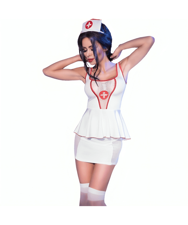 chilirose cr 4160 costume da infermiera top e gonna s m