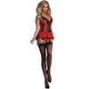 livco corsetti fashion red rose lc 90130 corsetto slip rosso