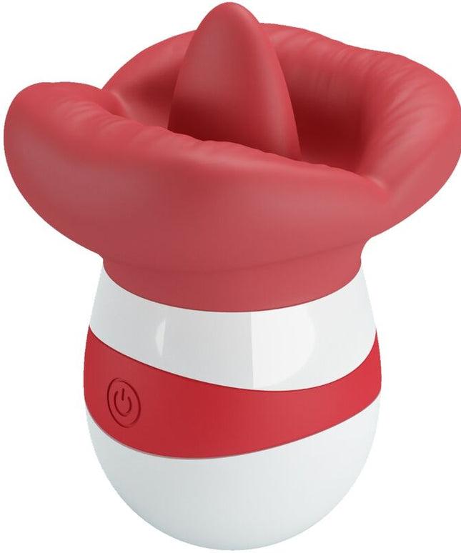 PRETTY LOVE - STIMOLATORE DELLA LINGUA MINA ROSSO CHIARO