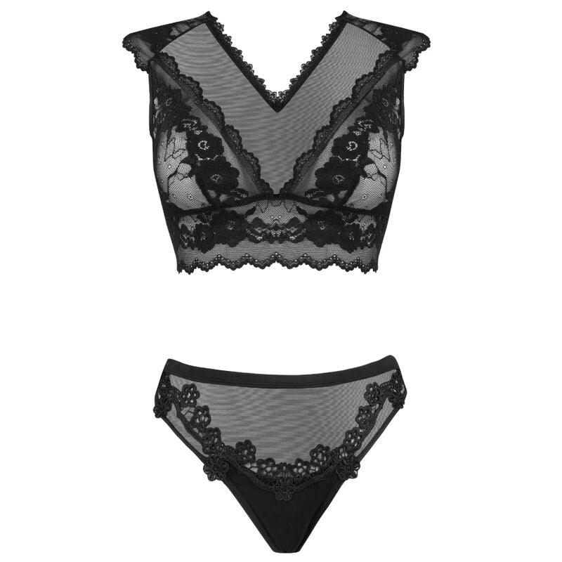 livco corsetti fashion timosan lc 90631 reggiseno slip nero