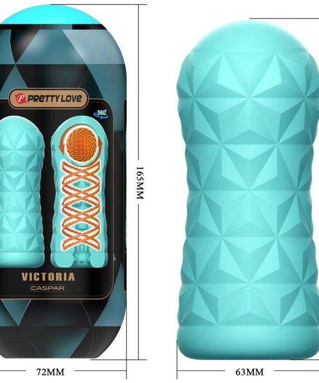 pretty love masturbatore victoria caspar verde acqua
