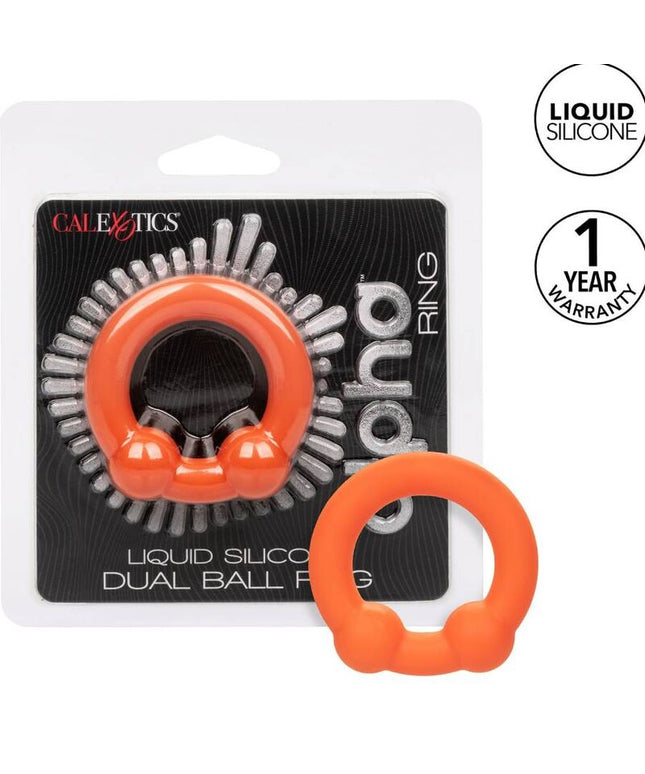 CALEXOTICS - ALPHA ANELLO DUAL BALL ARANCIONE