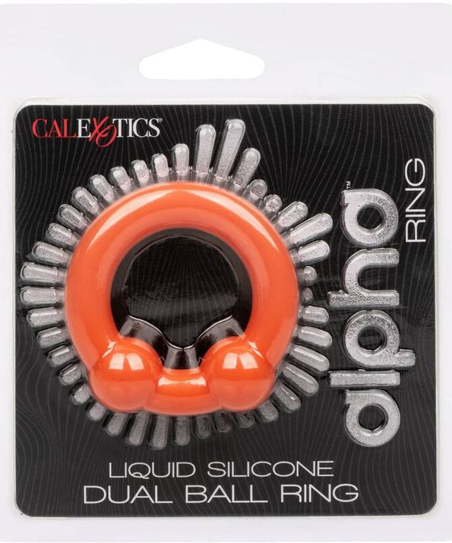 CALEXOTICS - ALPHA ANELLO DUAL BALL ARANCIONE