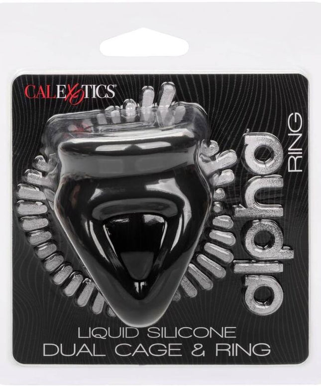 CALEXOTICS - ALPHA ANELLO DUAL CAGE NERO