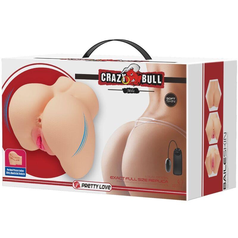 crazy bull vibratore mila per vagina e ano realistico