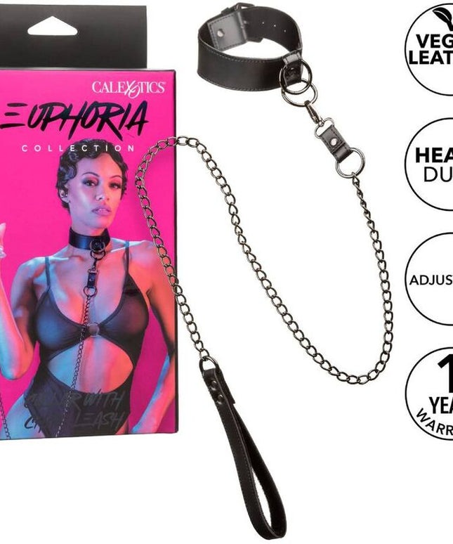 CALEXOTICS - EUPHORIA COLLARE CON GUINZAGLIO A CATENA