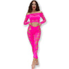 chilirose cr 4632 top e pantalone fucsia s l