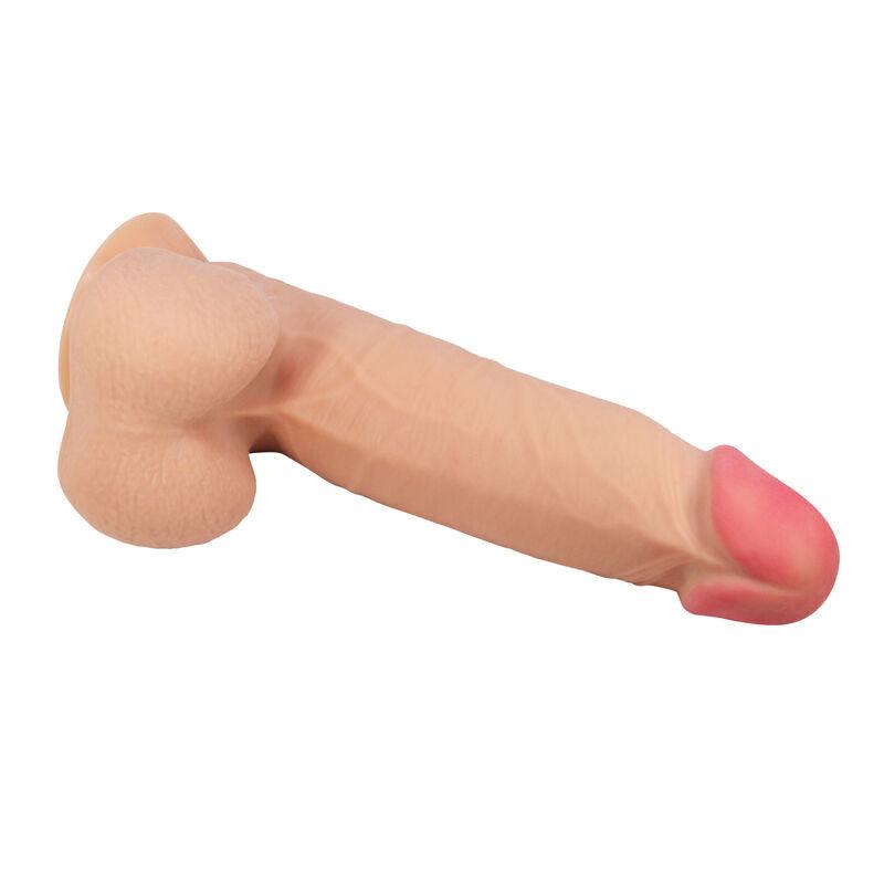 pretty love dildo realistico sliding skin series con ventosa scorrevole della pelle 21 8 cm