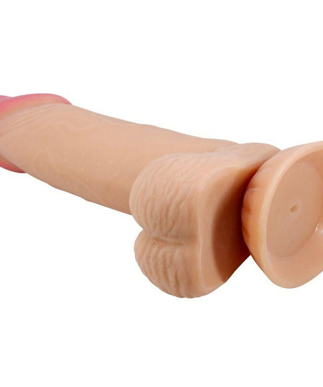 pretty love dildo realistico sliding skin series con ventosa scorrevole della pelle 19 4 cm