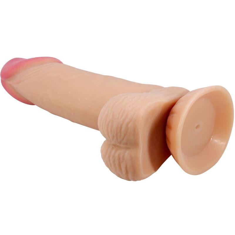 pretty love dildo realistico sliding skin series con ventosa scorrevole della pelle 19 4 cm