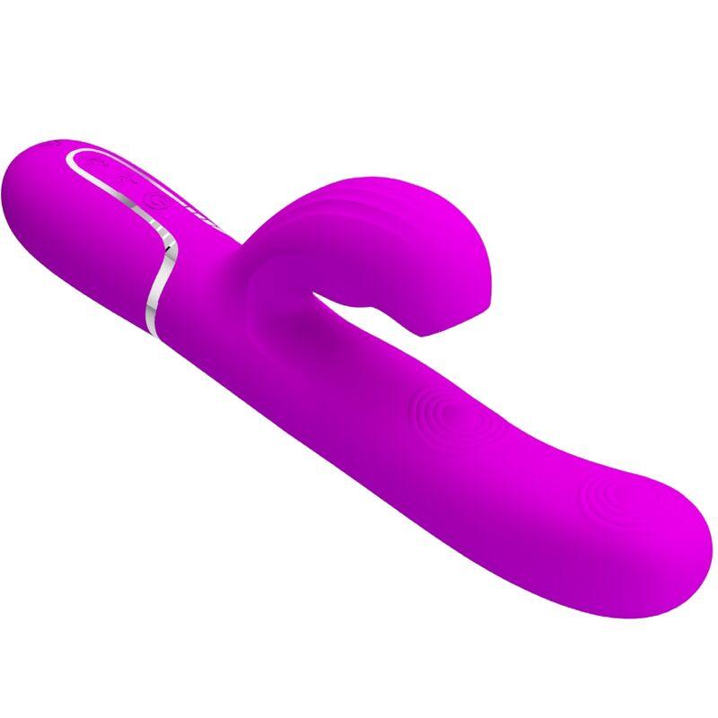 pretty love vibratore multifunzione perlita 3 in 1 g spot viola