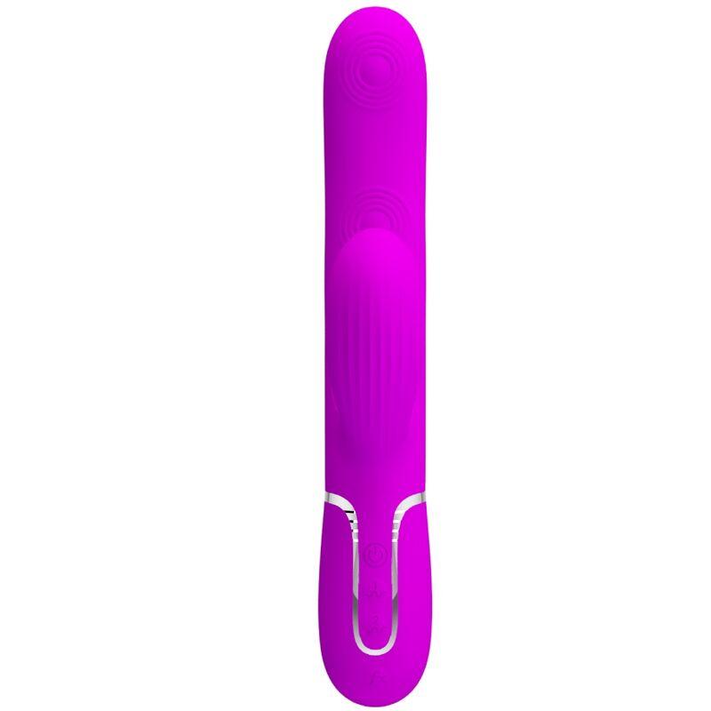 pretty love vibratore multifunzione perlita 3 in 1 g spot viola