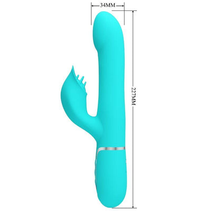 pretty love perle vibranti coniglio verde acqua