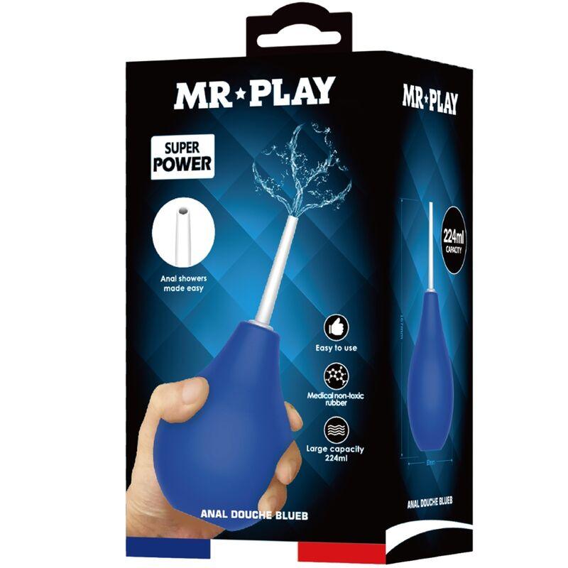 mr play potente vibratore telecomando plug anale nero 2