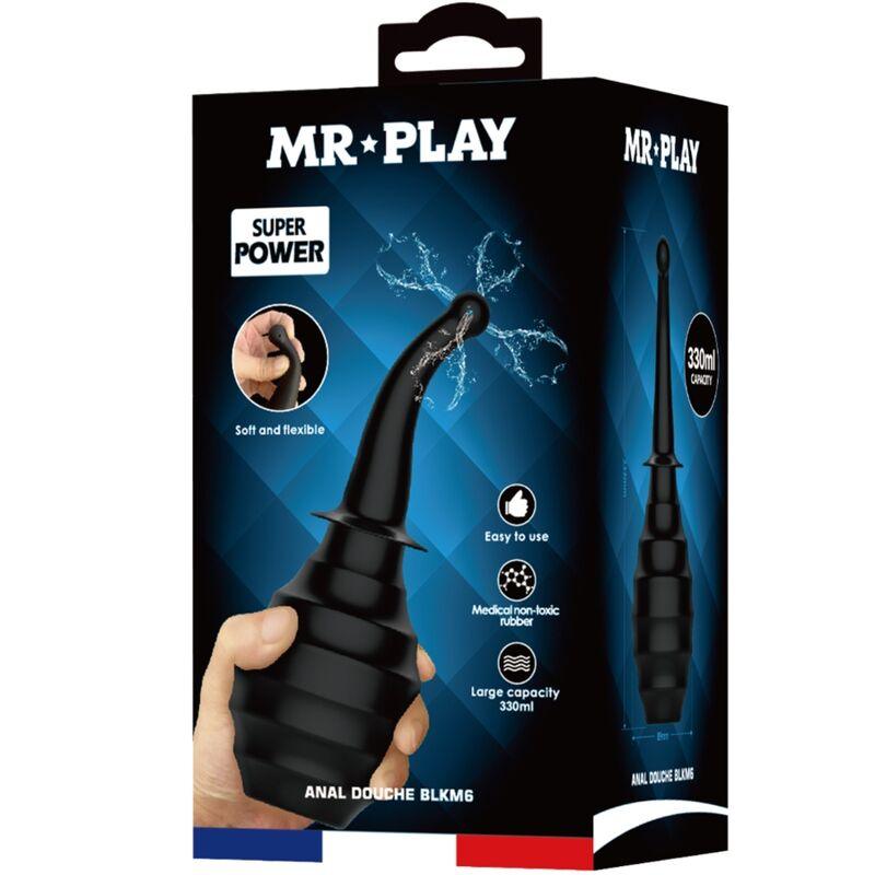 mr play potente vibratore telecomando plug anale nero 3