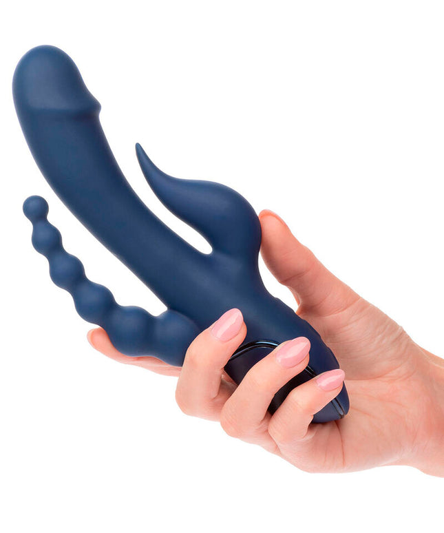 CALEXOTICS - VIBRATORE TRIPLO ORGASMO BLU