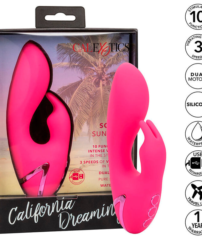 CALEXOTICS - SO. VIBRATORE CAL SUNSHINE RABBIT FUCSIA DI CALIFORNIA DREAMING