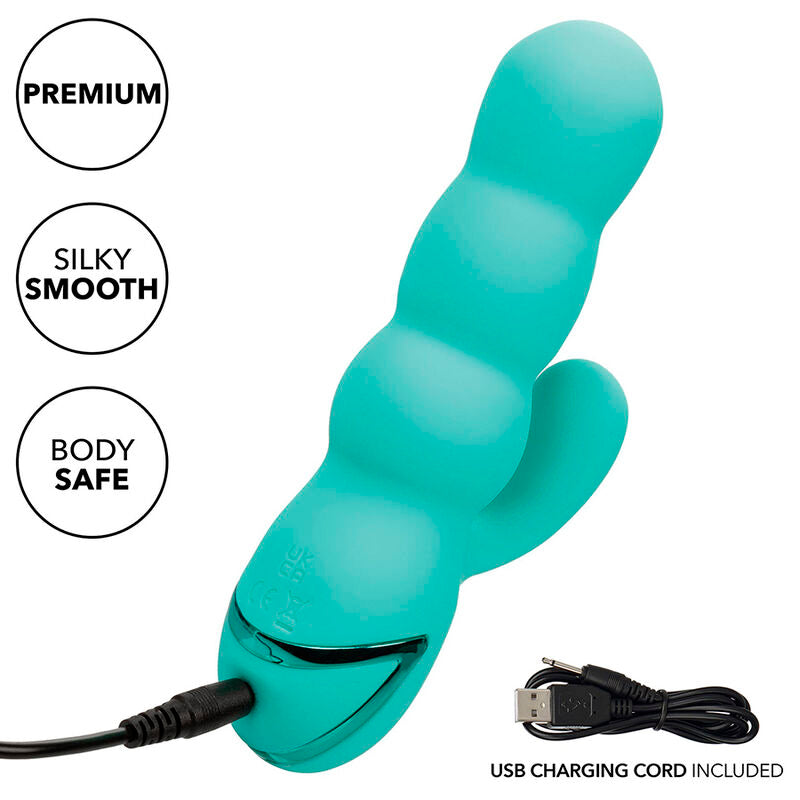 CALEXOTICS - VIBRATORE DEL MAR DIVA RABBIR AQUA GREEN DI CALIFORNIA DREAMING