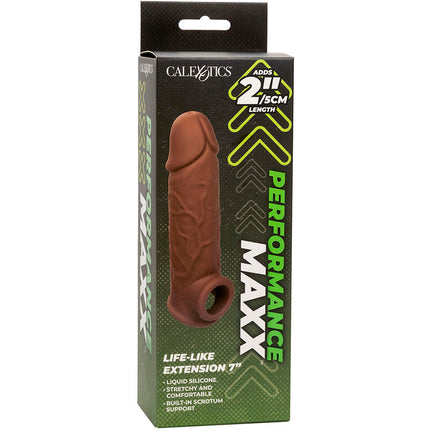 CALEXOTICS - PERFORMANCE MAXX LIFE-LIKE EXTENSION 7 PELLE MARRONE