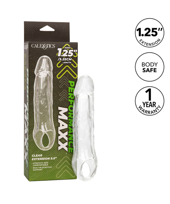 CALEXOTICS - PERFORMANCE MAXX CLEAR EXTENSION 5,5 TRASPARENTE