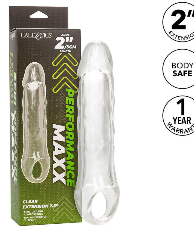 CALEXOTICS - PERFORMANCE MAXX CLEAR EXTENSION 7,5 TRASPARENTE