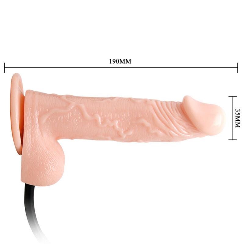 dance dildo gonfiabile realistico con ventosa 15 cm