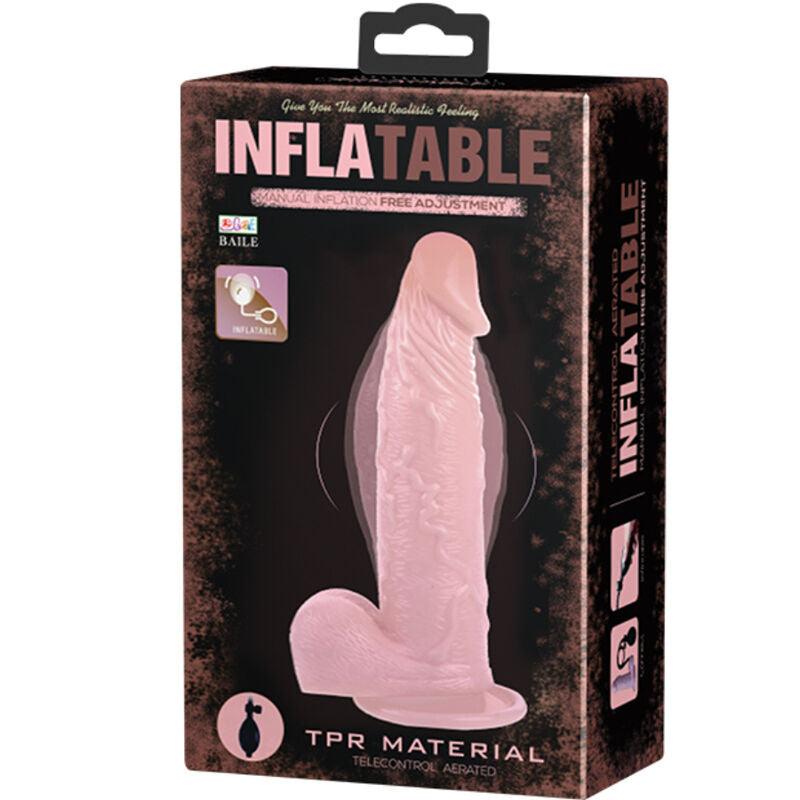 dance dildo gonfiabile realistico con ventosa 15 cm