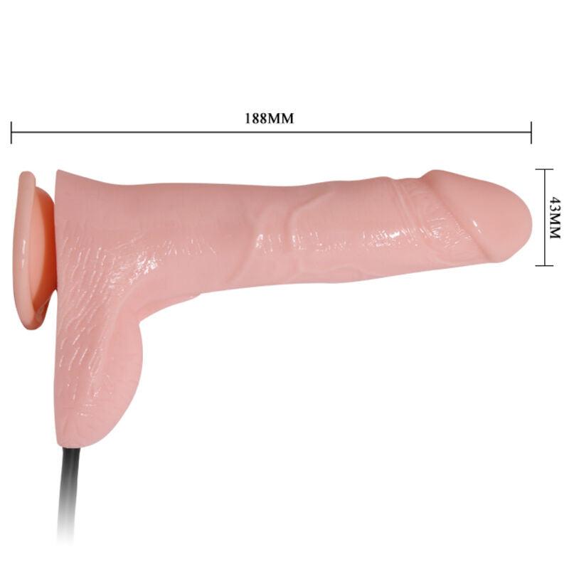 baile dildo realistico gonfiabile con ventosa 15 cm