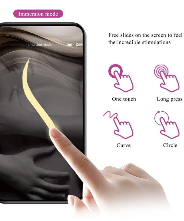 pretty love uovo vibrante lila fisher controllato da app