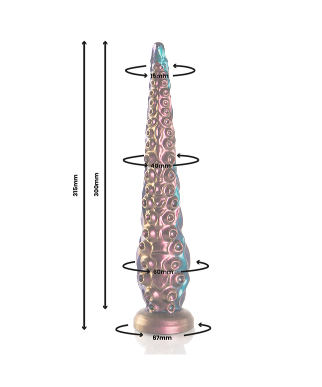 EPIC - DILDO CON TENTACOLO FINE DI CARIBDI DIMENSIONI GRANDI
