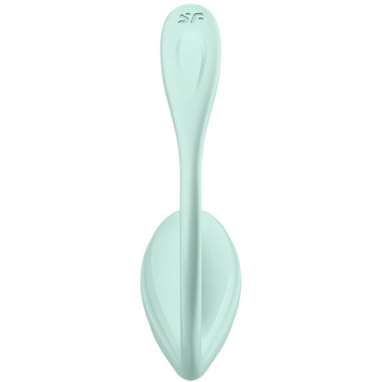 SATISFYER - STIMOLATORE PUNTO G PETALE LISCIO VERDE ACQUA APP GRATUITA