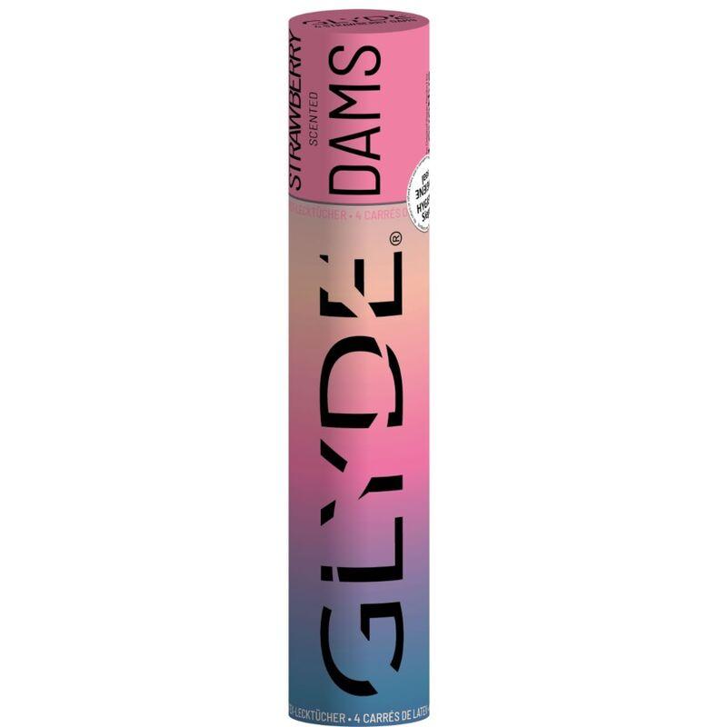 SHEER GLYDE - DAMS LAMINAS LATTICE SESSO ORALE FRAGOLA - Only Vibes