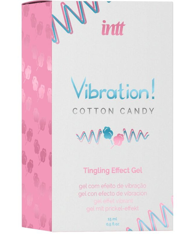 INTT - GEL LIQUIDO VIBRATORE POTENTE STIMOLANTE INTIMO PER ZUCCHERO DI COTONE 15 ML