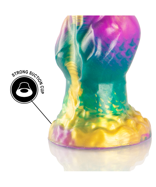 EPIC - DILDO IRIS CON TESTICOLI ARCOBALENO DI PIACERE