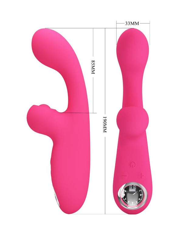 PRETTY LOVE - SKYLAR VIBRATORE STIMOLATORE ROSA