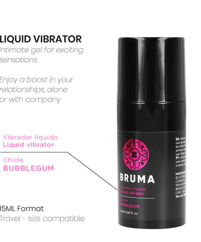 BRUMA - VIBRATORE LIQUIDO BUBBLEGUM ULTRA SCORREVOLE 15 ML