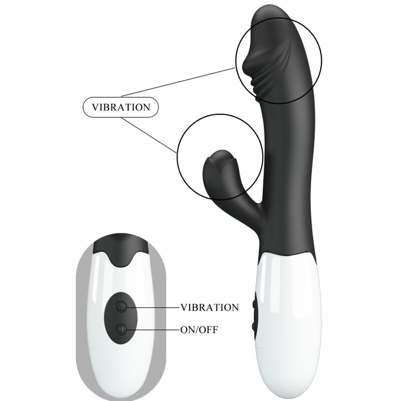 PRETTY LOVE - VIBRATORE SNAPPY G-SPOT NERO