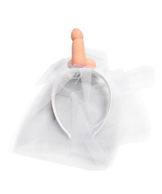 DIABLO PICANTE - VELO DA SPOSA BIANCO CON PENE