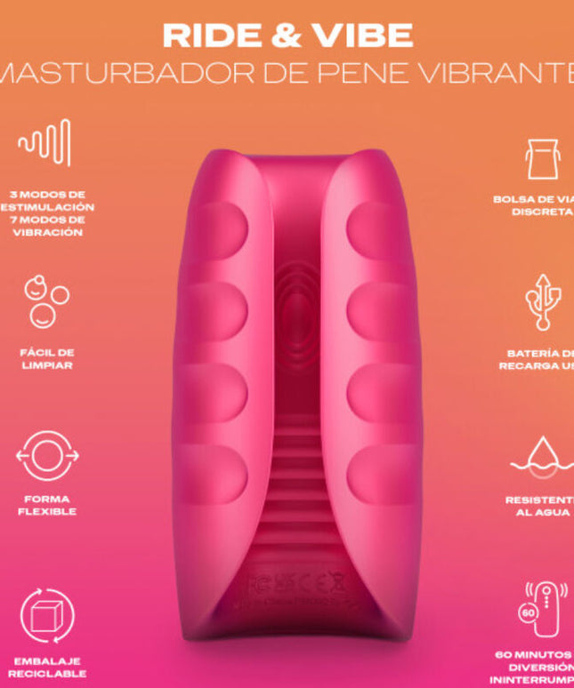 DUREX - MASTURBATORE VIBRATORE TOY RIDE & VIBE