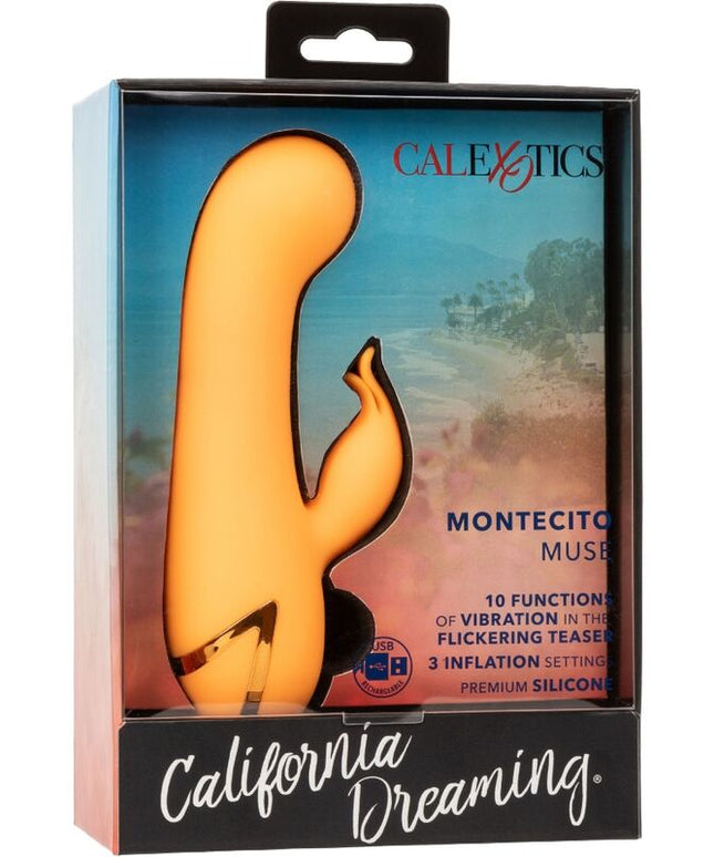 CALEXOTICS - MONTECITO MUSE VIBRATORE RABBIT ORANGE BY CALIFORNIA DREAMING
