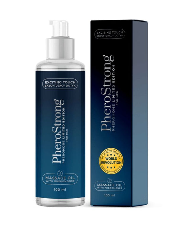 PHEROSTRONG - OLIO DA MASSAGGIO EDIZIONE LIMITATA PER UOMINI 100 ML