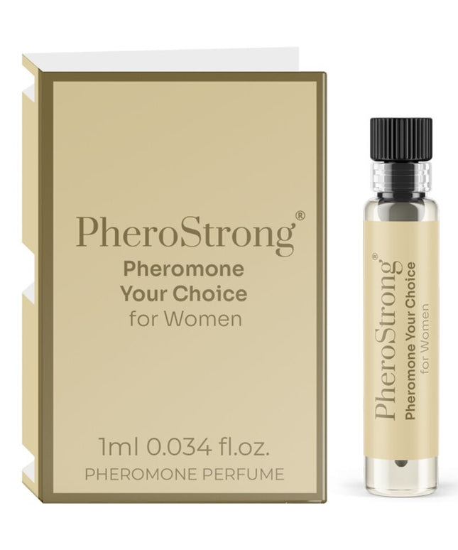 PHEROSTRONG - PROFUMO AI FEROMONI LA TUA SCELTA PER DONNA 1 ML