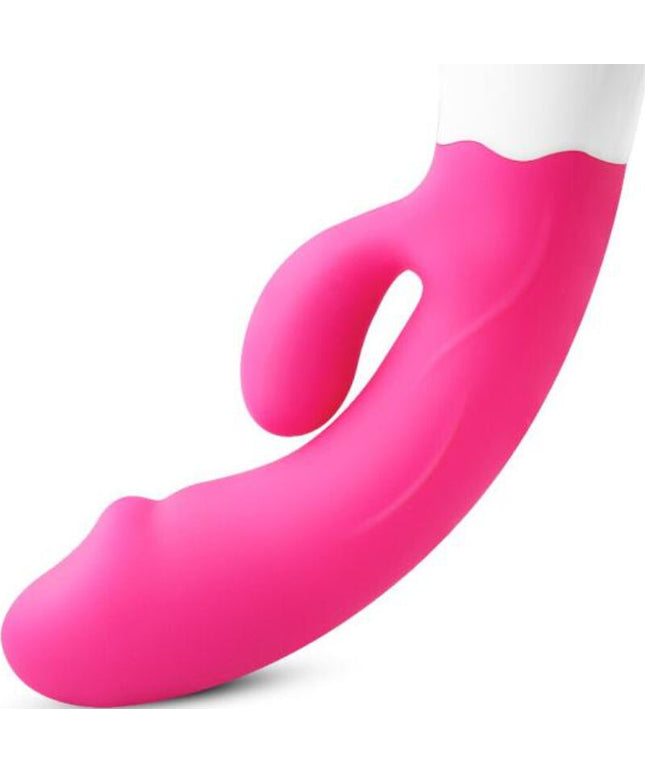 ARMONY - VIBRATORE HAPPY E STIMOLATORE FUCSIA RICARICABILE