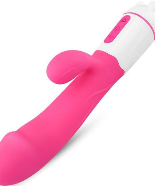 ARMONY - VIBRATORE HAPPY E STIMOLATORE FUCSIA RICARICABILE