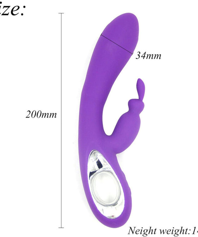 ARMONY - VIBRATORE CON ANELLO BELLA VIOLA CONIGLIO