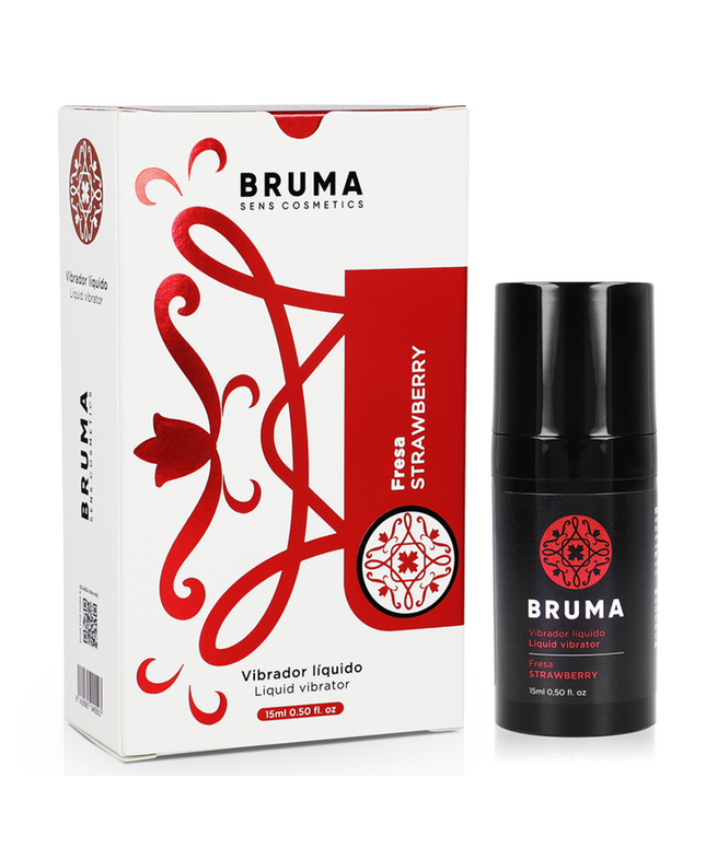 BRUMA - VIBRATORE LIQUIDO ULTRA SCORREVOLE FRAGOLA 15 ML