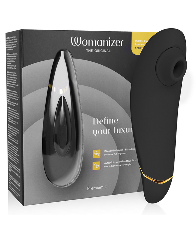 WOMANIZER - PREMIUM 2 STIMOLATORE CLITORALE NERO