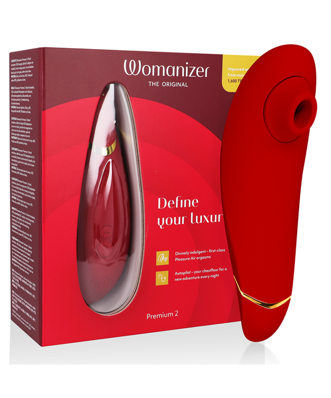WOMANIZER - PREMIUM 2 STIMOLATORE CLITORALE BORDEAUX